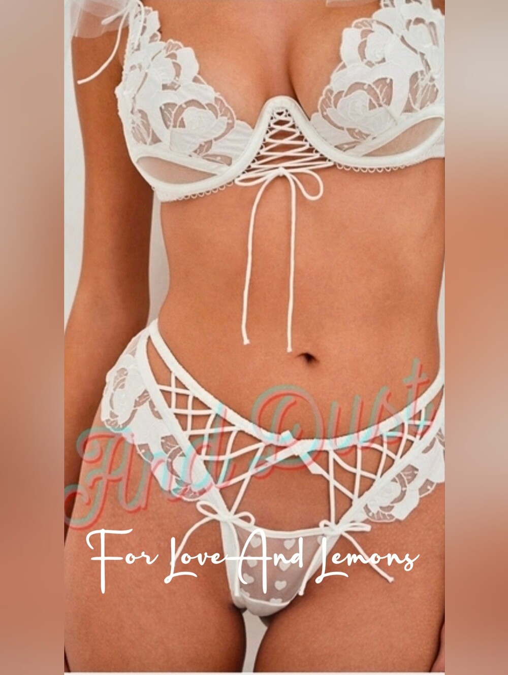For Love And Lemons Amore Lace Panty